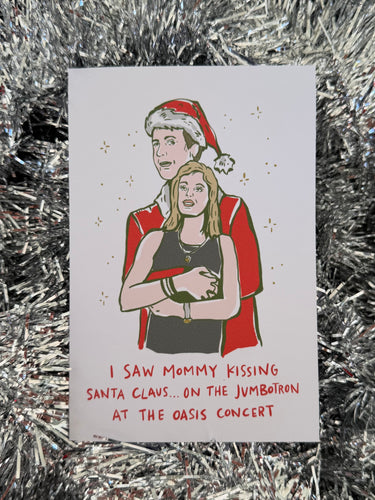 Santa on the Jumbotron