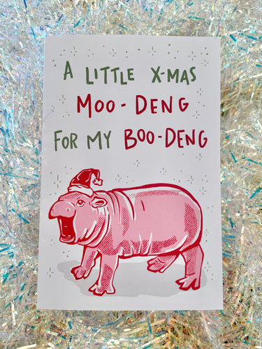 Moo Deng Christmas