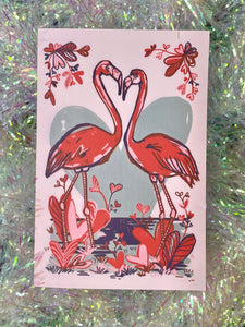 Flamingo Hearts