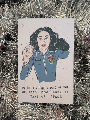 Katy Perry Taking Up Space