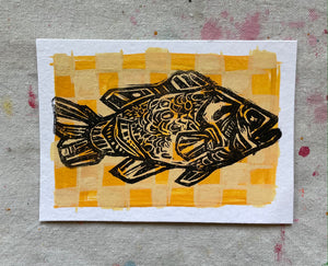 Fish - Block Print 8