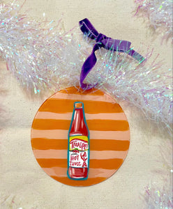 Texas Pete Ornament- Orange