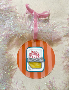 Chick Fil A Sauce Ornament- Orange